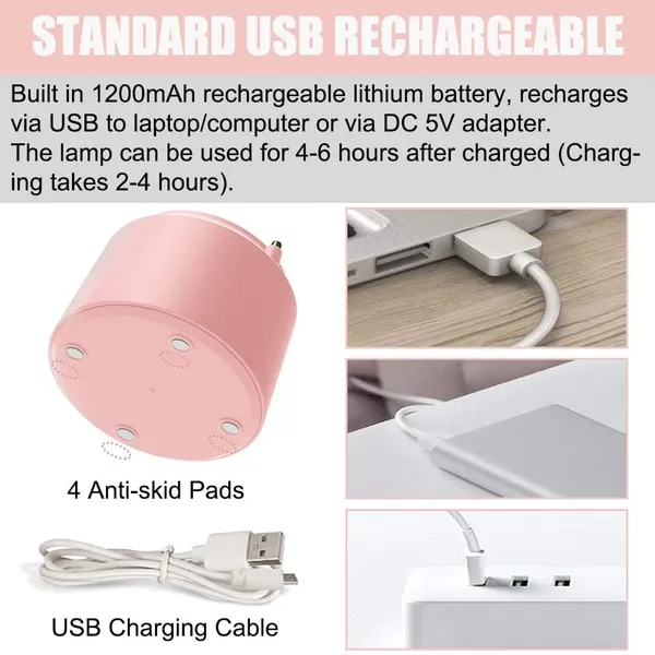 Multicolor_Kawaii_Cute_Led_Desk_Lamp_Desk_Accessories,Flower_Bird_Table_Lamp_Usb_Rechargeable,3_Color_Modes,Eye_Caring_Reading_Lamp_(Forest_Green)