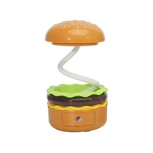 Multicolor_3_In_1_Table_Lamp_Desk_And_Night_Lamp,Study_Desk_Light_For_Study_Room_Home_Office,Rechargeable_Desk_Lamp_With_Pen_Holder_&_Sharpener_(Burger_Led_Lamp)