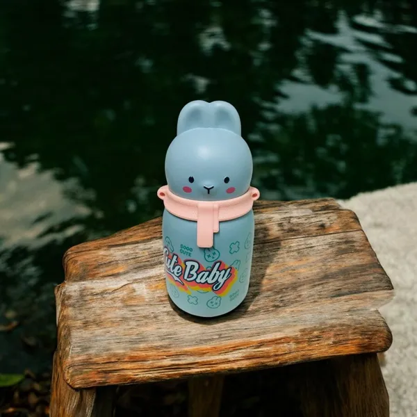 Multicolor_Rabbit_Edition_Stainless_Steel_Vacuum_Insulated_Water_Bottle_Water_Bottle_For___School,Bpa_Free_350Ml,Leak_Proof_(Blue)