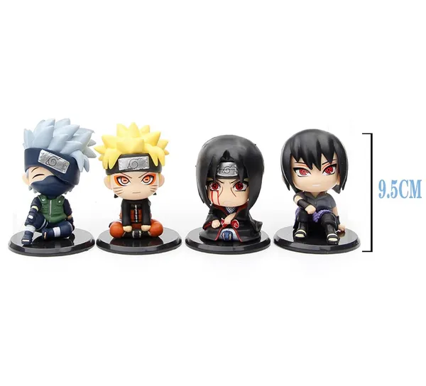 Multicolor_Set_of_4_Naruto_Action_Figures__-_Limited_Edition_9.5cm_for_Decoration,_Cake,_Desk