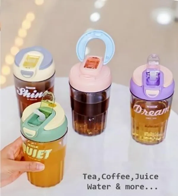 Purple_Drinking_Coffee_Cup_With_Straw_Dual_Plastic_Water_Bottle_Portable_Leakproof_Cute_Drinking_Cup/Stylish_Tumbler_For_Drinking_Beverages_For___And_Adults_480_Ml_(Purple)