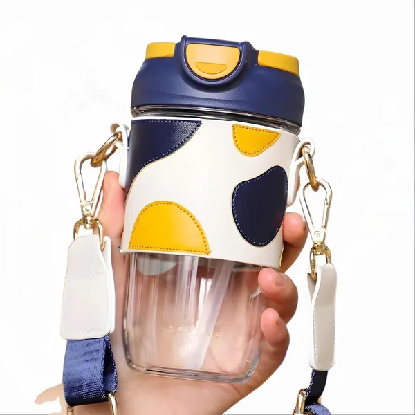 Multicolor_Plastic_Cup_With_Dual_Lid_Sipper_And_Straw_Leak_&_Spill_Proof_Tumbler,Coffee_Mug,Travel_Tumbler_For_Hot_&_Cold_Drinks_Like_Coffee,_Shake,Juice.Bpa_Free_500_Ml_(Blue)