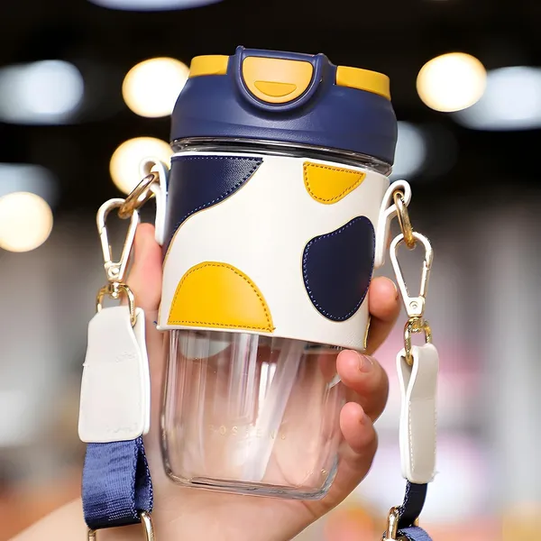 Multicolor_Plastic_Cup_With_Dual_Lid_Sipper_And_Straw_Leak_&_Spill_Proof_Tumbler,Coffee_Mug,Travel_Tumbler_For_Hot_&_Cold_Drinks_Like_Coffee,_Shake,Juice.Bpa_Free_500_Ml_(Blue)
