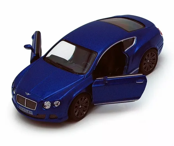 Kinsmart_Blue_2012_Bentley_Continental_Gt_Speed_Metal_1:38_Diecast_Model_Car_For