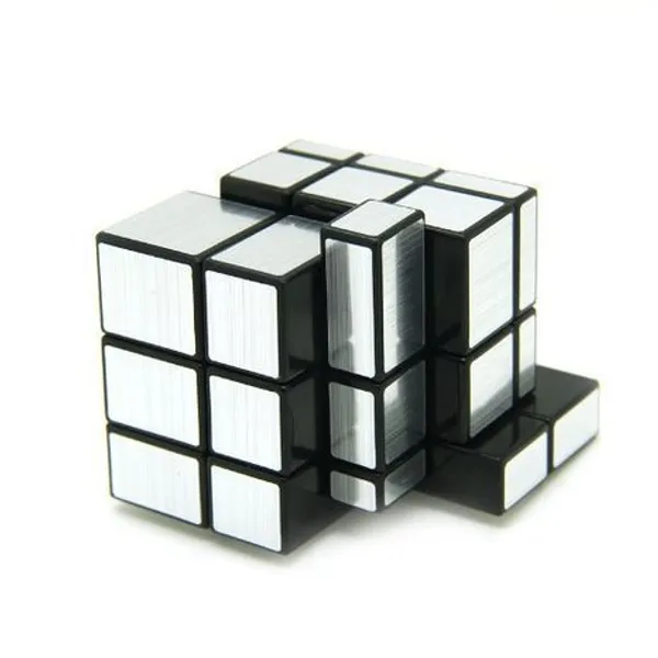 Silver_Moyu_Meilong_3X3_Silver_Mirror_High_Speed_Magic_Puzzle_Cube_Toy,_(Mfjs_Silver_Mirror)