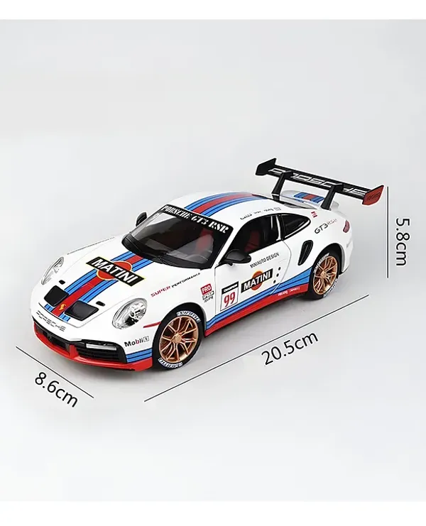 Sports_Car_Model_GT3_/_Martini_1:24_Alloy_Exquisite_Fine_Workmanship_�_Simulation_Model_Car_Toy