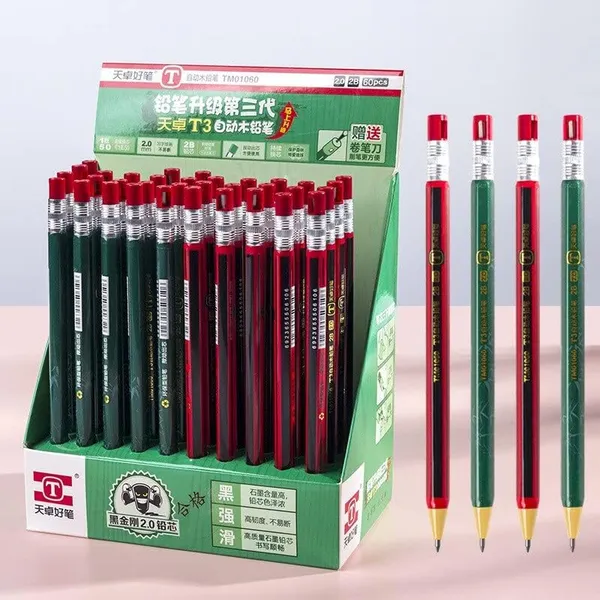 Multicolor_Kawaii_Mechanical_Pencil_2.0_Hb_Graphite_Leads_With_Sharpener_For___Sharpened_Pencils_For__,Pencils_For__,Cute_Pencils,Pencil_For_Drawing_And_Shading_(Pack_Of_10)
