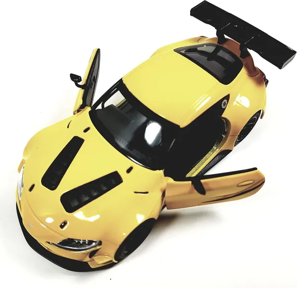 Kinsmart_Yellow_Toyota_Gr_Supra_Racing_Concept_Metal_1:36_Diecast_Model_Car_For