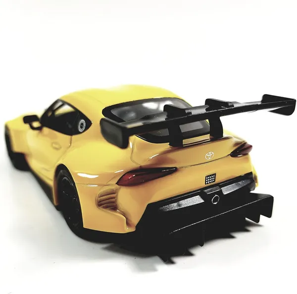 Kinsmart_Yellow_Toyota_Gr_Supra_Racing_Concept_Metal_1:36_Diecast_Model_Car_For