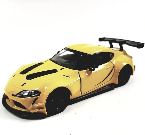 Kinsmart_Yellow_Toyota_Gr_Supra_Racing_Concept_Metal_1:36_Diecast_Model_Car_For