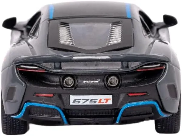 Kinsmart_Grey_Mclaren_675Lt_Exclusive_Edition_Metal_1:36_Diecast_Model_Car_For