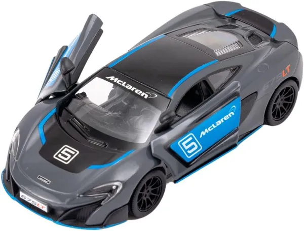 Kinsmart_Grey_Mclaren_675Lt_Exclusive_Edition_Metal_1:36_Diecast_Model_Car_For
