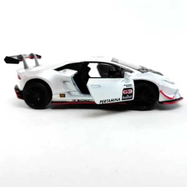 Kinsmart_White_Lamborghini_Huracan_Lp620_Metal_1:36_Diecast_Model_Car_For