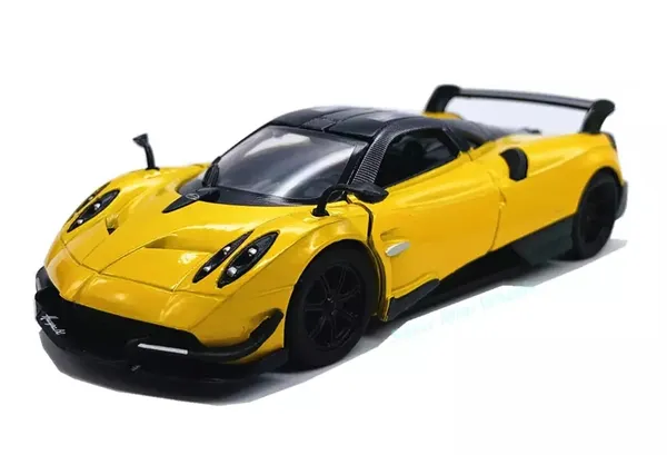 Kinsmart_Yellow_Huayra_Bc_Metal_1:38_Diecast_Model_Car_For