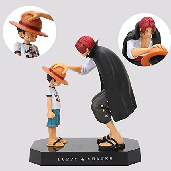 One_Piece_Luffy_&_Shanks_Action_Figures_-_18CM_PVC_Multicolor_Collectible_Figures