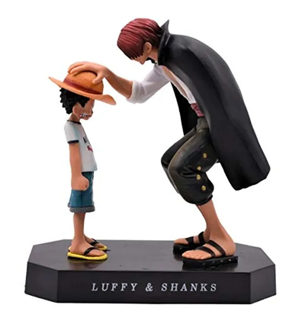 One_Piece_Luffy_&_Shanks_Action_Figures_-_18CM_PVC_Multicolor_Collectible_Figures