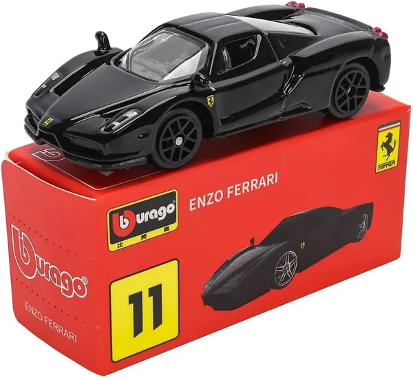 Bburago_1:64_Scale_Ferrari_Enzo_Ferrari_Diecast_Metal_Model_Car_�_Iconic_Race_Collection