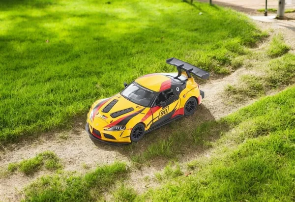Yellow_Toyota_Gr_Supra_Racing_1:32_Ratio_Concept_Livery_Edition_Metal_Diecast_Model_Car_For