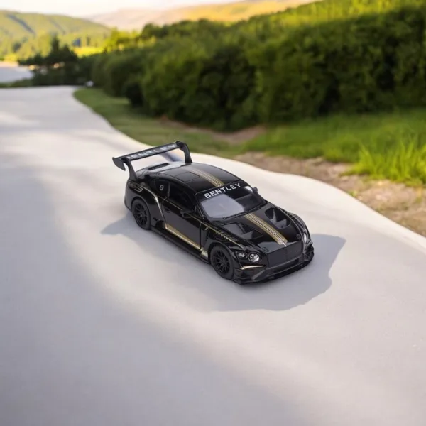 Kinsmart_Black_Bentley_Continental_Gt3_Metal_1:38_Diecast_Model_Car_For