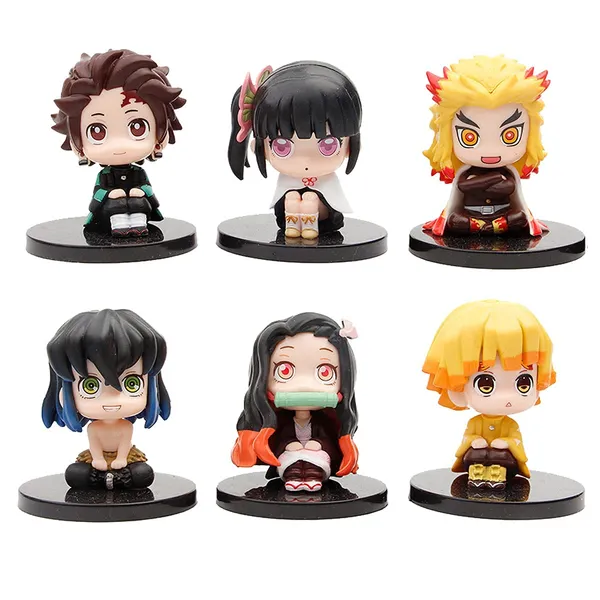 Demon_Slayer_Cake_Topper_Figurines_6Styles_-_Q_Version_PVC_Tanjiro,_Nezuko,_Kyoujurou_Statues