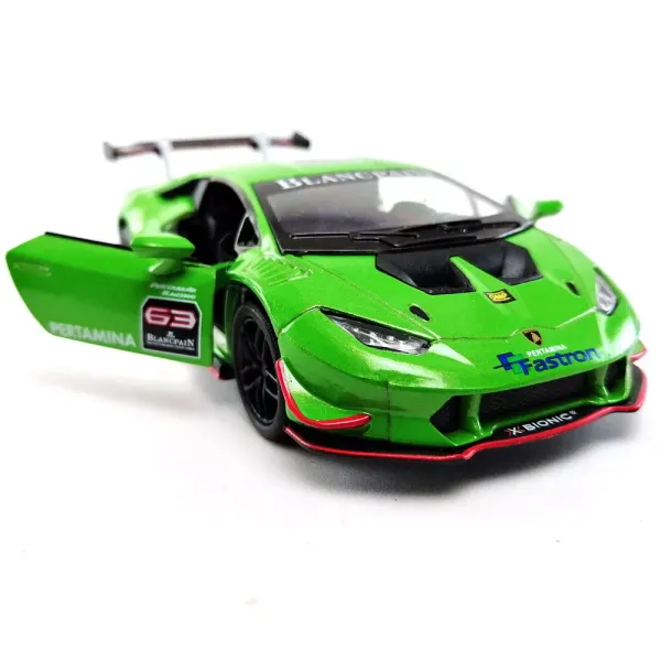 Kinsmart_Green_Lamborghini_Huracan_Lp620_Metal_1:36_Diecast_Model_Car_For