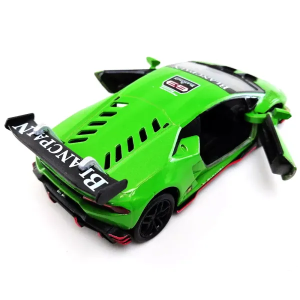 Kinsmart_Green_Lamborghini_Huracan_Lp620_Metal_1:36_Diecast_Model_Car_For