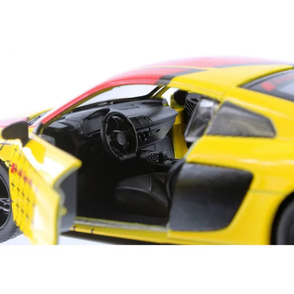 Kinsmart_Yellow_2020_Audi_R8_Coupe_Livery_Edition_Metal_1:36_Diecast_Model_Car_For