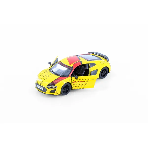Kinsmart_Yellow_2020_Audi_R8_Coupe_Livery_Edition_Metal_1:36_Diecast_Model_Car_For
