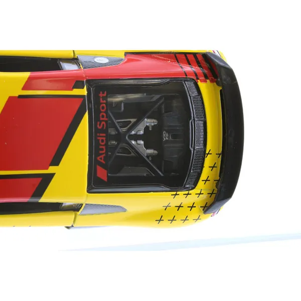 Kinsmart_Yellow_2020_Audi_R8_Coupe_Livery_Edition_Metal_1:36_Diecast_Model_Car_For