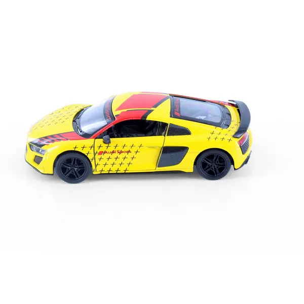 Kinsmart_Yellow_2020_Audi_R8_Coupe_Livery_Edition_Metal_1:36_Diecast_Model_Car_For
