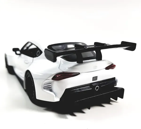 Kinsmart_White_Toyota_Gr_Supra_Racing_Concept_Metal_1:36_Diecast_Model_Car_For