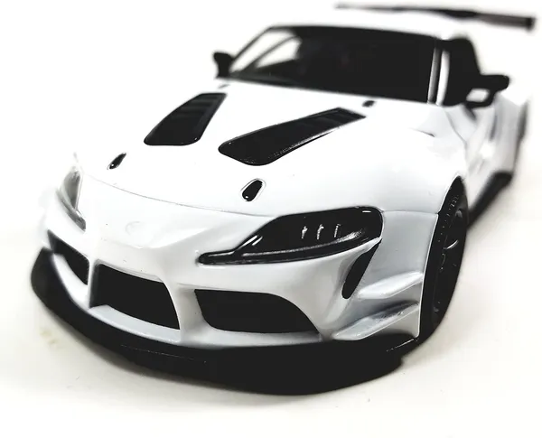 Kinsmart_White_Toyota_Gr_Supra_Racing_Concept_Metal_1:36_Diecast_Model_Car_For