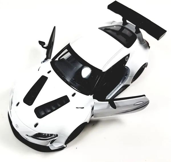 Kinsmart_White_Toyota_Gr_Supra_Racing_Concept_Metal_1:36_Diecast_Model_Car_For