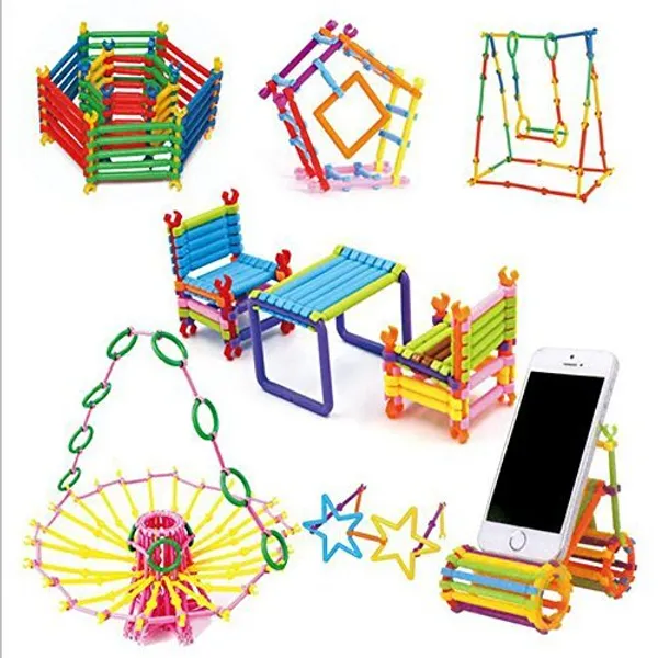 Multicolor_Magic_Building_Kit/Blocks_Colourful_Plastic_Building_Stick_Kits,_Connector_Set_Innovative_Shapes_And_Designs_Can_Be_Made