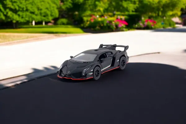 Kinsmart_Black_Lamborghini_Aventador_Lp_700_Metal_1:38_Diecast_Model_Car_For