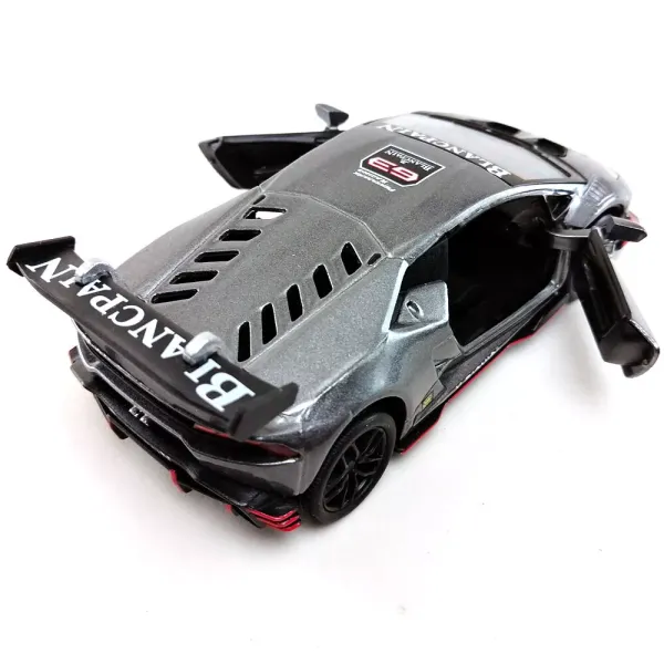 Kinsmart_Grey_Lamborghini_Huracan_Lp620_Metal_1:36_Diecast_Model_Car_For