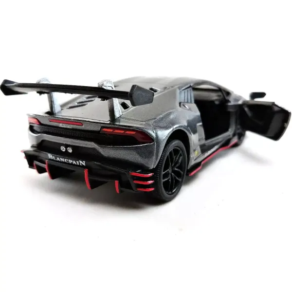 Kinsmart_Grey_Lamborghini_Huracan_Lp620_Metal_1:36_Diecast_Model_Car_For