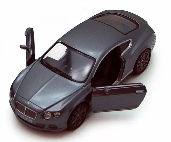 Kinsmart_Grey_2012_Bentley_Continental_Gt_Speed_Metal_1:38_Diecast_Model_Car_For