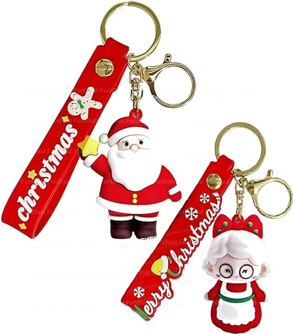 Multicolor_Cute_Kawaii_Christmas_Festival_Design_Backpack_Car_Key_Girls_Women_Men_Cartoon_Handbag_Wallet_Pvc_Keychain