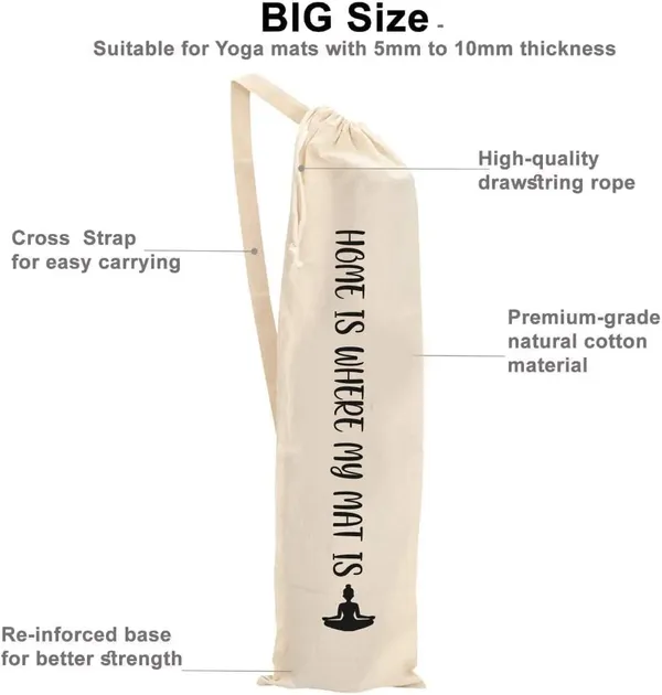 Multicolor_Organic_Large_Yoga_Mat_Tote_Bag_Cover_100%_Cotton_Lightweight,Washable_Yoga_Dust_Bag_With_Adjustable_Strap_Unisex_(Home)