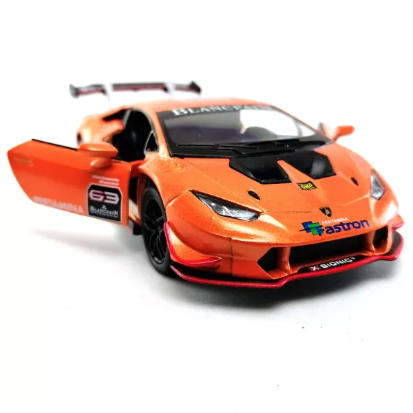 Kinsmart_Orange_Lamborghini_Huracan_Lp620_Metal_1:36_Diecast_Model_Car_For