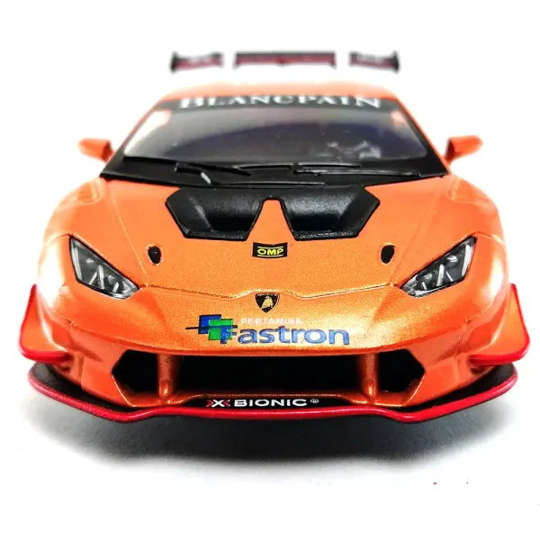 Kinsmart_Orange_Lamborghini_Huracan_Lp620_Metal_1:36_Diecast_Model_Car_For