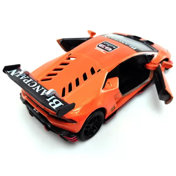 Kinsmart_Orange_Lamborghini_Huracan_Lp620_Metal_1:36_Diecast_Model_Car_For
