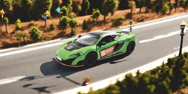 Kinsmart_Green_Mclaren_675Lt_Exclusive_Edition_Metal_1:36_Diecast_Model_Car_For