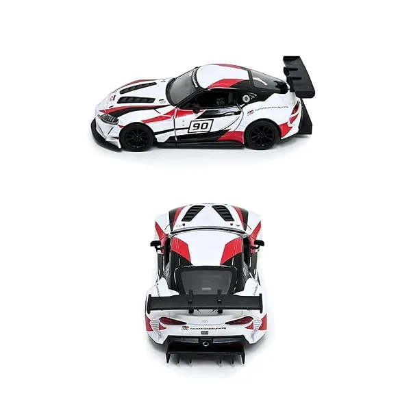 Kinsmart_White_Toyota_Gr_Supra_Racing_Concept_Livery_Edition_Metal_1:36_Diecast_Model_Car_For