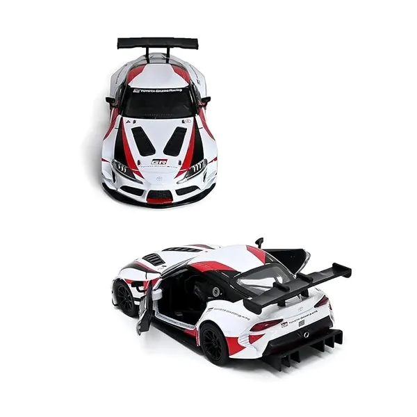 Kinsmart_White_Toyota_Gr_Supra_Racing_Concept_Livery_Edition_Metal_1:36_Diecast_Model_Car_For