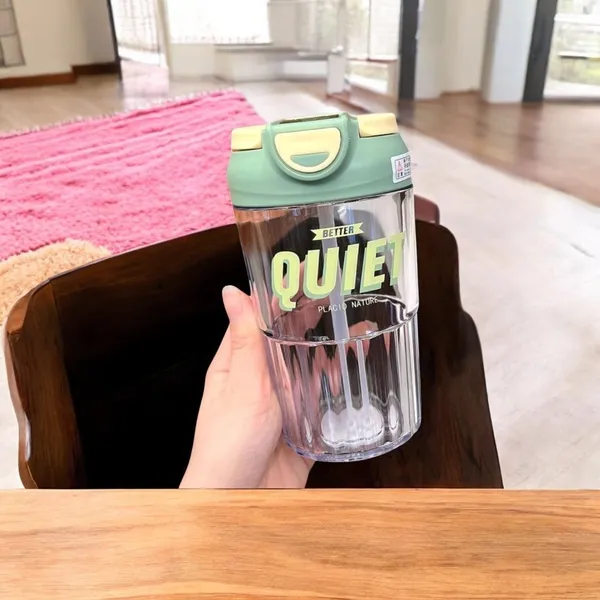 Green_Drinking_Coffee_Cup_With_Straw_Dual_Plastic_Water_Bottle_Portable_Leakproof_Cute_Drinking_Cup/Stylish_Tumbler_For_Drinking_Beverages_For___And_Adults_480_Ml_(Green)