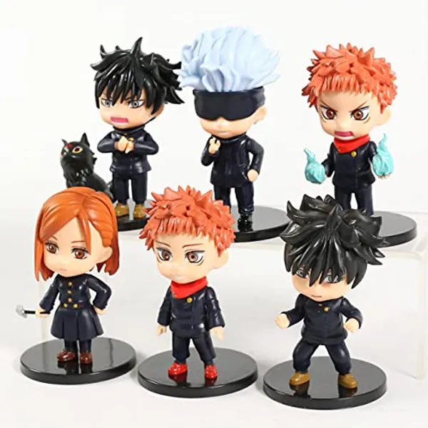 Multicolor_Set_of_6_Jujutsu_Kaisen_Action_Figures_-Limited_Edition_10cm_for_Car_Dashboard_&_Decoration