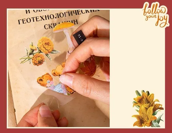 Multicolor_Floral_Scrapbooking_Sticker_Set,_Aesthetic_Natural_Plants_Flowers_Scrapbooking_Accessory_Kit,_Mushroom_Autumn_Maple_Leaf_Transparent_Waterproof_Stickers_For_Bullet_Journal