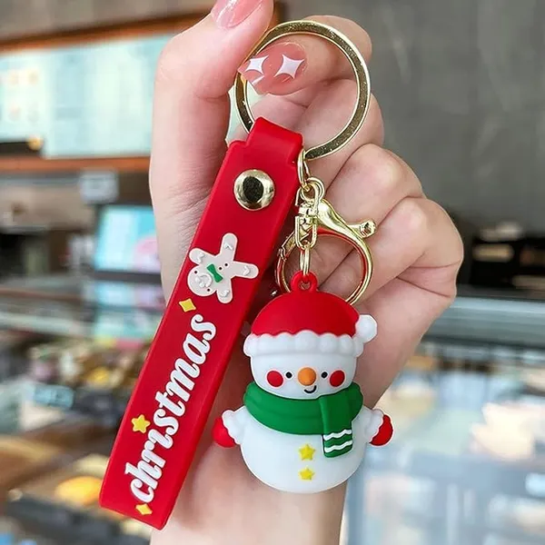 Multicolor_Cute_Kawaii_Christmas_Festival_Design_Backpack_Car_Key_Girls_Women_Men_Cartoon_Handbag_Wallet_Pvc_Keychain